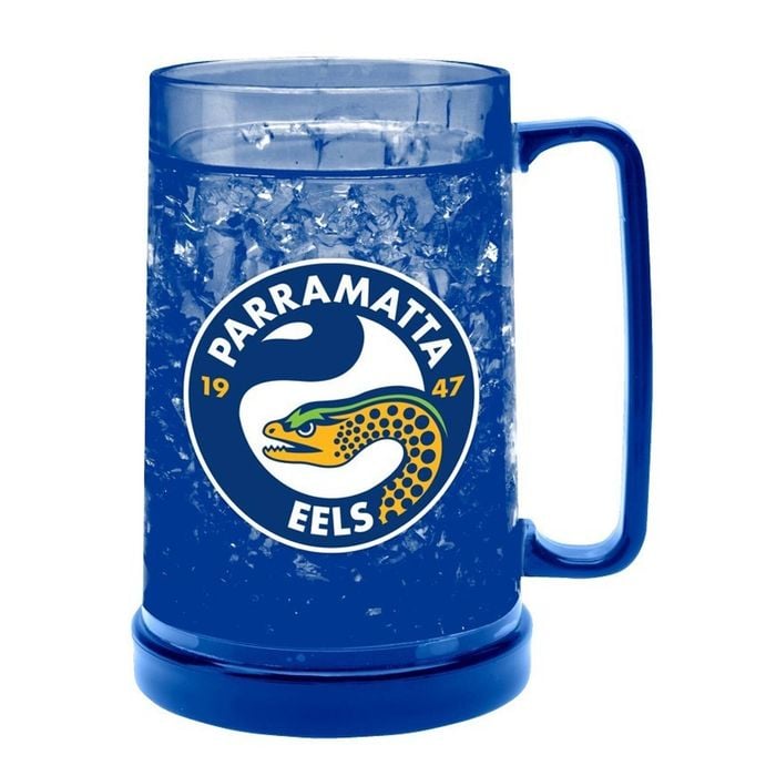 Nrl Colour Freeze Mug - Parramatta Eels - 500ml - Gel Freeze Drink