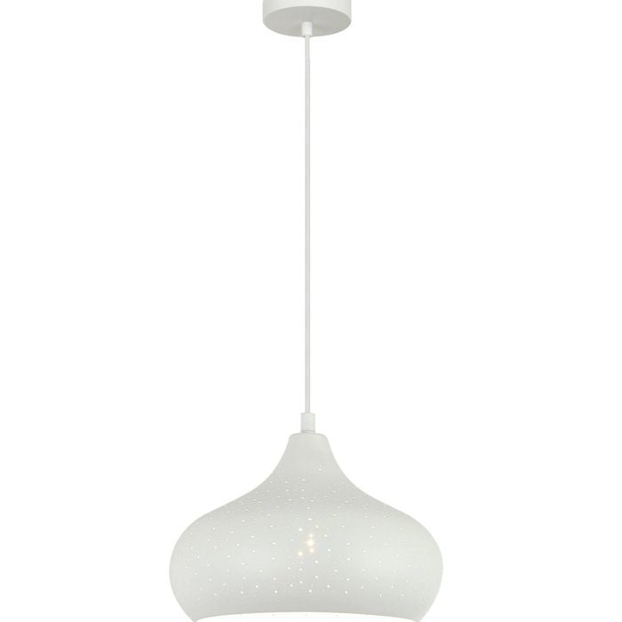 CLA Lighting Marrakesh Champagne Glass Shape Pendant Light White