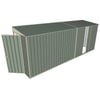 Build-A-Shed 1.2 x 5.2 x 2.0m Skillion Single Sliding Side Door Shed - Green