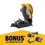 DeWalt 2200W 355mm (14") Tungsten Carbide Tipped Metal Cutting Chopsaw DW872-XE