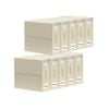 Kitchee 10x Foldable Bed Sheet Storage Box - Linen + Closet Organiser Beige