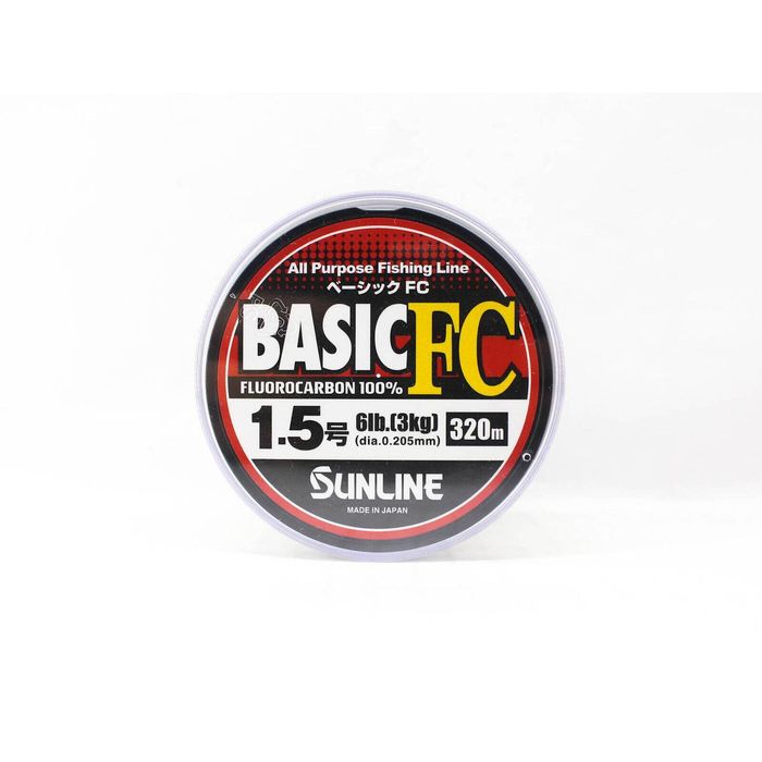 Sunline Basic FC 320m Fluorocarbon Fishing Line 6lb