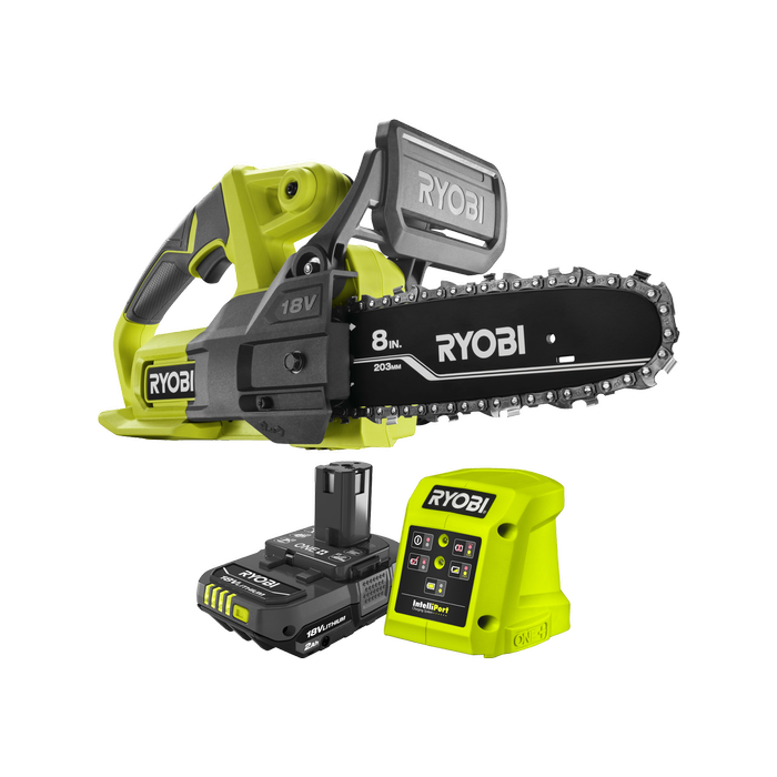 Ryobi One+ 18V 8" 20cm Cordless Pruning Chainsaw 2.0Ah Kit R18CHS22