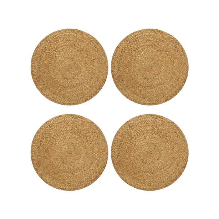 4pc Maine & Crawford Bailey 35cm Jute Table Placemat - Natural