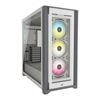 Corsair Icue 5000x Rgb Tempered Glass Atx Midi Tower Computer Case - White [cc-9011213-ww]