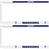 NRL Car Number Plate Frame - Set Of Two - New Zealand Warriors - Front/Back