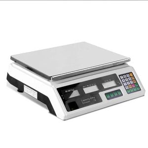 Sir John's Gifts Emajin 40kg Digital Weighing/Counting Scale Platform LCD-White