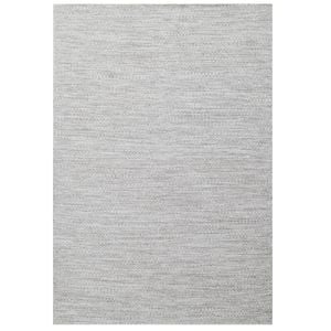 Handwoven Scandi Wool Rug- 6444- Ivory/ Metal Grey-190x280cm