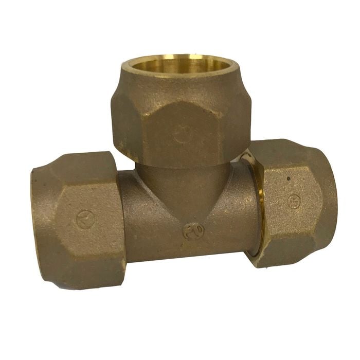 Hydroflow 20mm DZR Brass Crox Tee