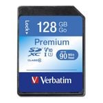 Verbatim Premium Memory Card 128 GB SDXC Class 10 [44025]