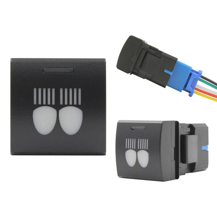 Switch Boss Push Switch fits Toyota Square Replacement 2018+ - Spot Lights [Symbol]