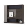 Modern Furniture Carter Display Cabinet 2.4M - Coffee & Grey