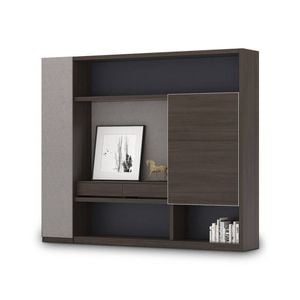 Modern Furniture Carter Display Cabinet 2.4M - Coffee & Grey