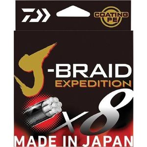 Daiwa J Braid Expedition x8 300m Orange Braid Fishing Line 40lb