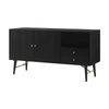 Modern Furniture RANIA Sideboard Buffet 160cm - Black Ash