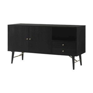 Modern Furniture RANIA Sideboard Buffet 160cm - Black Ash