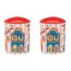 2PK Porto Night Before Ceramic Soy Wax Candle w/ Lid 70-80hrs 490g Mult