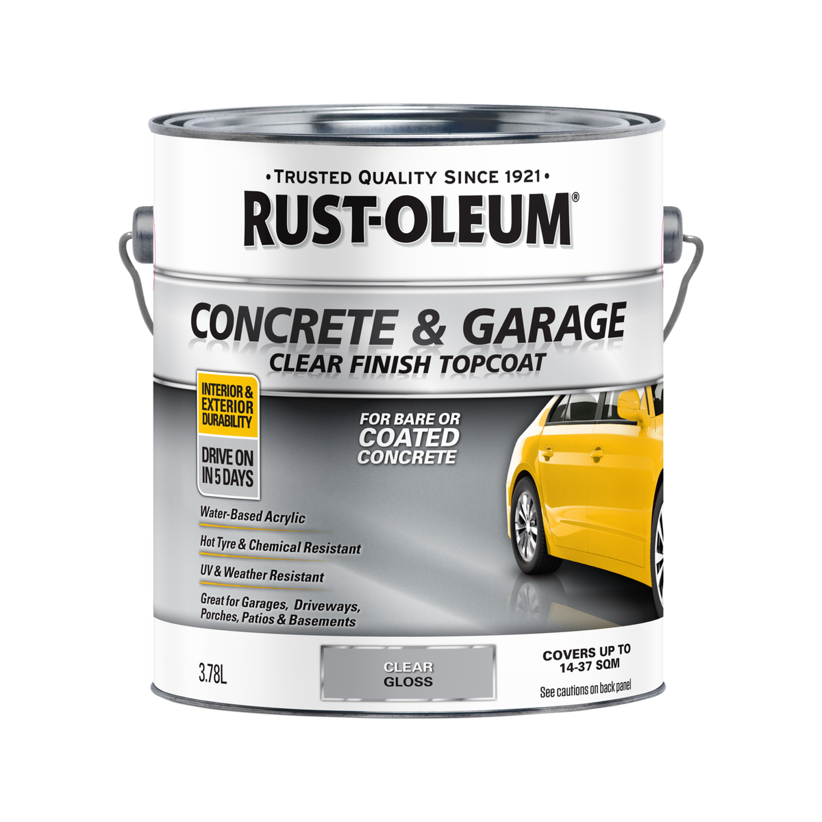 Rust Oleum 3.78L Clear Topcoat Concrete And Garage Floor Paint Bunnings Australia