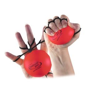 Handmaster Plus Hand Exerciser - Physical Therapy & Rehabilitation Tool For Improved Grip Strength - Red - Medium
