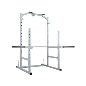 Power Cage - Power Squat Rack - Weights Bench Press + 220cm Olympic Barbell Bar