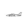 Ignite Laser Cessna 310R - Twin-Engine Light Aircraft Silhouette Metal Wall Art Coated Black 23.6 inch - 60 cm