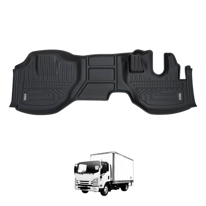 AUSGO Car Floor Mats for ISUZU N Series Wide Cab Auto 2Door 2018-Onwards All-Weather Floor Liners