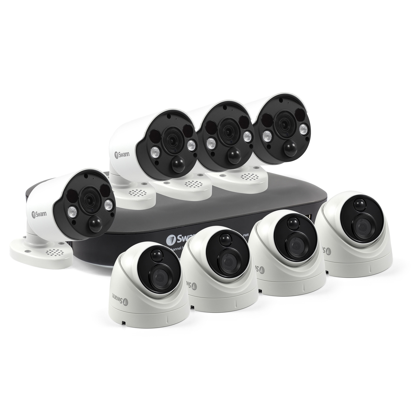 Swann 8 Camera 8 Channel 4K DVR CCTV System With 2TB HDD And 8 x 4K Thermal Sensing Security Cameras product image