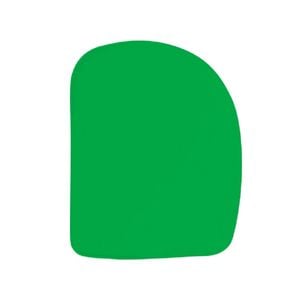 Trenton Plastic Dough Scraper 12cm x 8cm - Green
