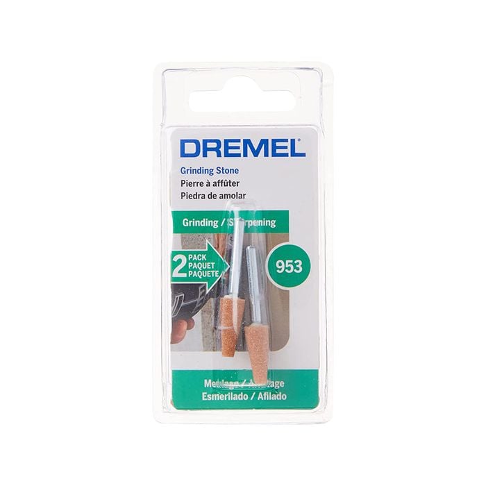 Dremel 6.4mm Aluminium Oxide Grinding Stone - 2 Pack
