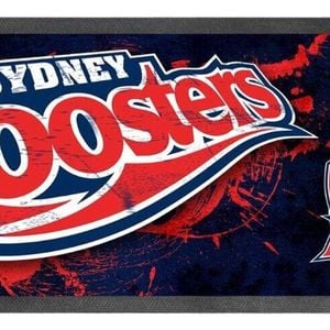 NRL Logo Bar Runner - Sydney Roosters - Bar Mat - 25cm x 90cm
