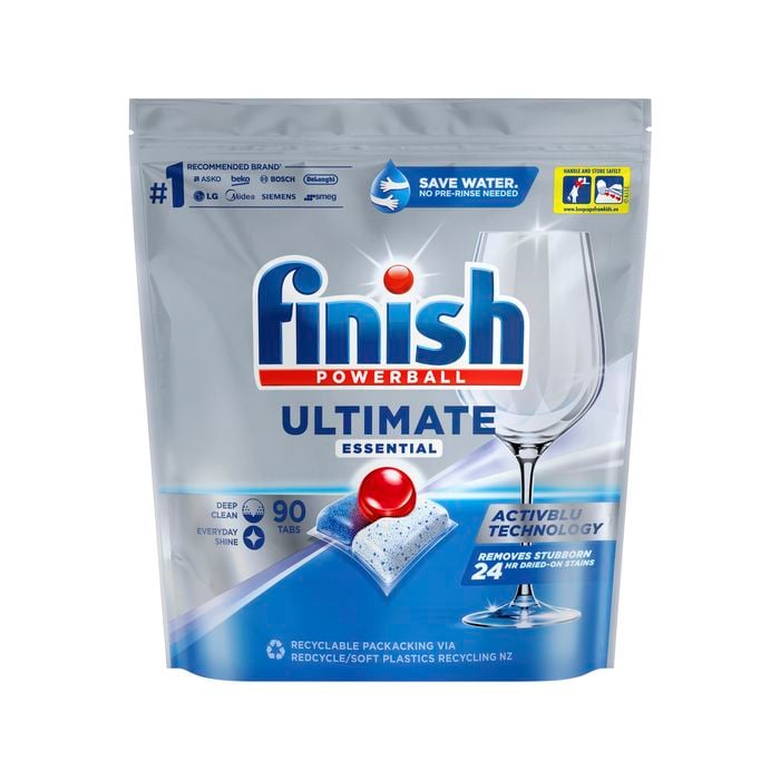Finish Powerball 90 Pack Ultimate Essential Dishwasher Tablets