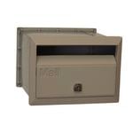 Velox 230mm Dune Front Open Letterbox with Sleeve