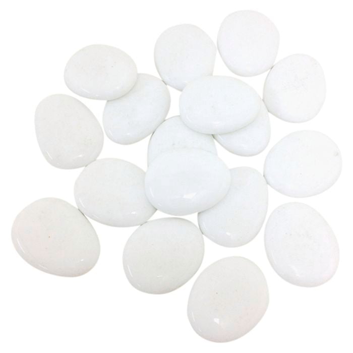 Tuscan Path 1kg 38-40mm White Aztec Pebbles