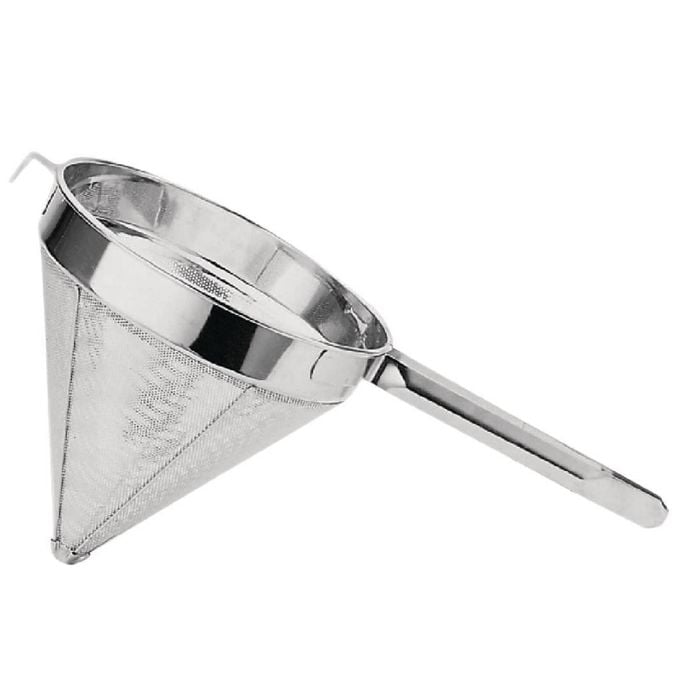 Professional Fine Mesh Conical Strainer Stainless Steel 300mm Kitchen Sieve