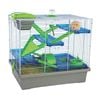 Rosewood Pico 50x45cm Small Pet Travel Cage Hamster Carrier Xl Green/silver