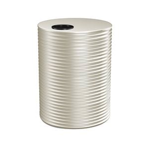 Kingspan 8000L Round Steel Water Tank - Surfmist 2400mm x 1860mm