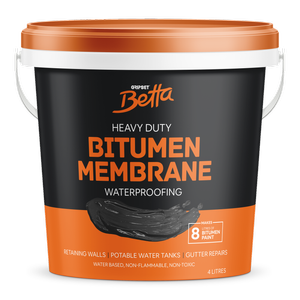 Gripset Betta 4L Waterproofing Membrane Bitumen Rubber