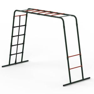 Plum Play Au Metal Monkey Bars Sturdy Outdoor Climbing Frame - 160x250x180cm