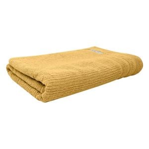 Bas Phillips Cairo Ribbed Collection Cotton Bath Towel 137x68cm Sunshine