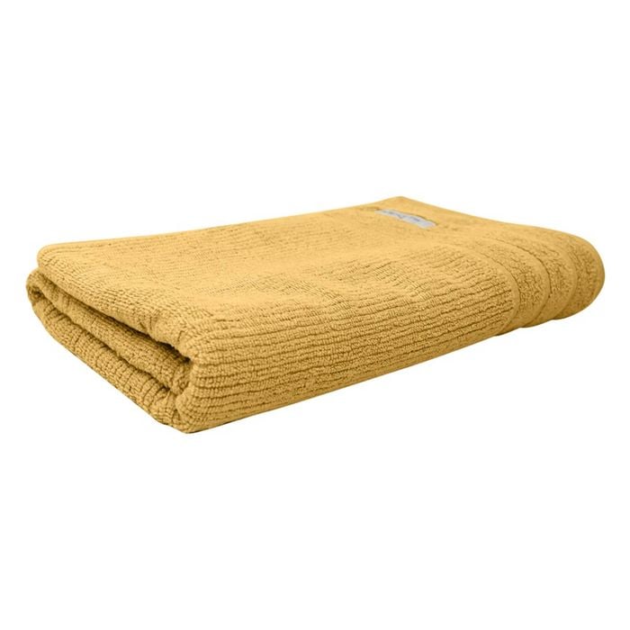 Bas Phillips Cairo Ribbed Collection Cotton Bath Towel 137x68cm Sunshine