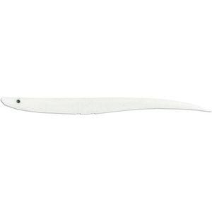 6 Pack of 9 Inch Silstar SlapStix Soft Plastic Fishing Lures - Pearl
