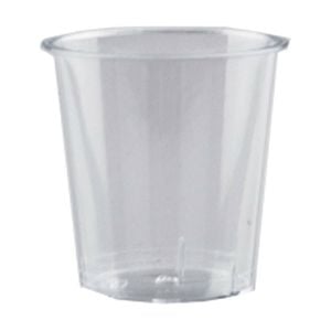 12x 100pc Partyware Reusable Shot Glasses Set 30ml Clear