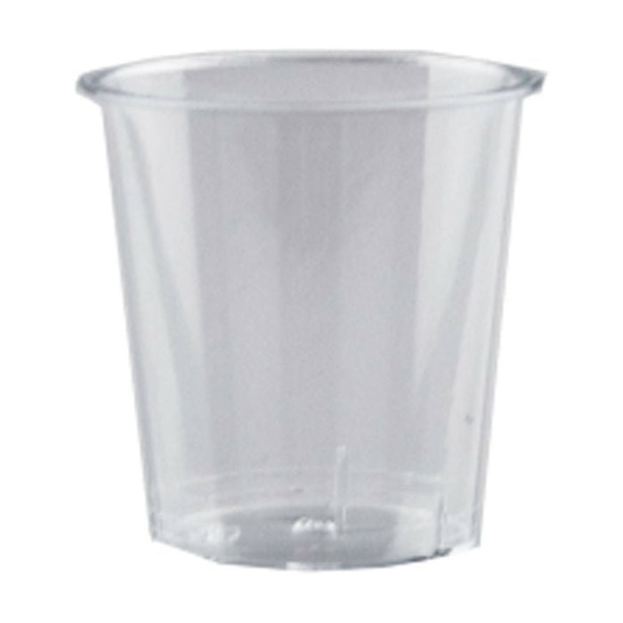 12x 100pc Partyware Reusable Shot Glasses Set 30ml Clear
