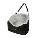 Pawz S Size Pet Car Booster Seat Travel Bed in Black
