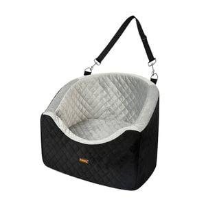 Pawz S Size Pet Car Booster Seat Travel Bed in Black