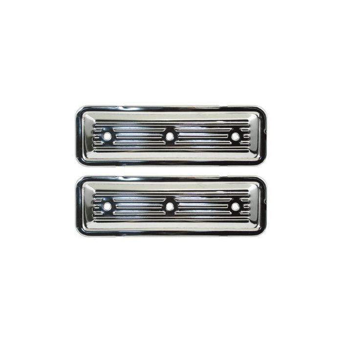 Chrome Finned Side Plate Covers Holden 6 Cylinder 149 161 173 179 186 202