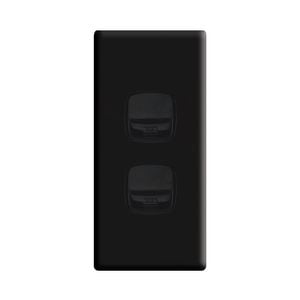 HPM LINEA 2 Gang Wall Switch