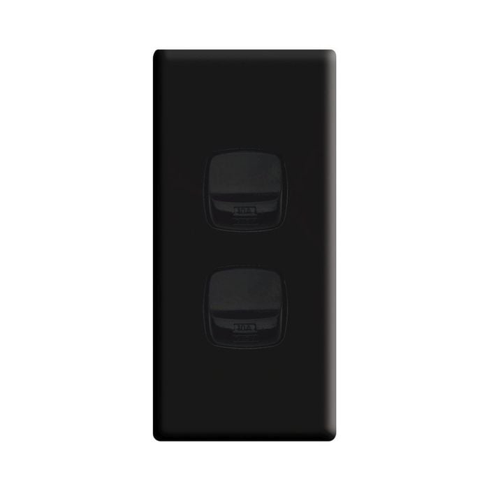 HPM LINEA 2 Gang Wall Switch