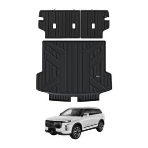 AUSGO Boot Liner Back Seat Protector Set for Jaecoo J7 2024-Onwards Cargo Mat Kick Mats