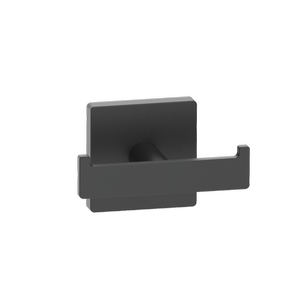 Mondella Rococo 80mm Matte Black Double Robe Hook